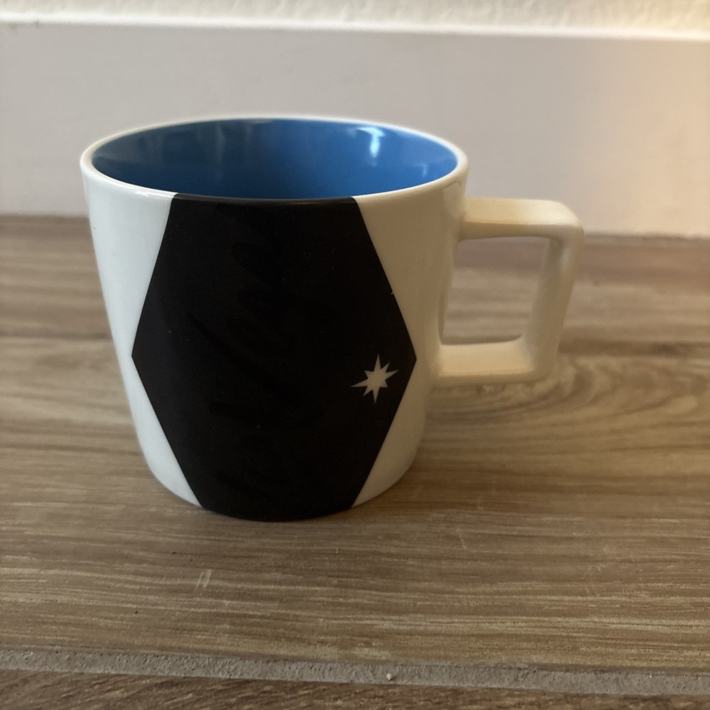 Starbucks Las Vegas Black Star Blue Interior Coffee Mug 2014 14 oz Ltd Ed